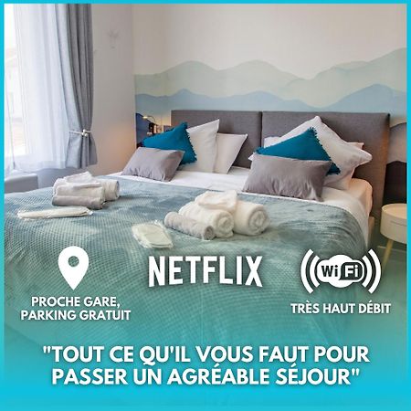 Cocon D'Hiver - Netflix & Wifi - Parking Gratuit - Check-In 24H24 - Kit Bebe Inclus - Emplacement Velos - Goodmarning Châlons-en-Champagne Buitenkant foto
