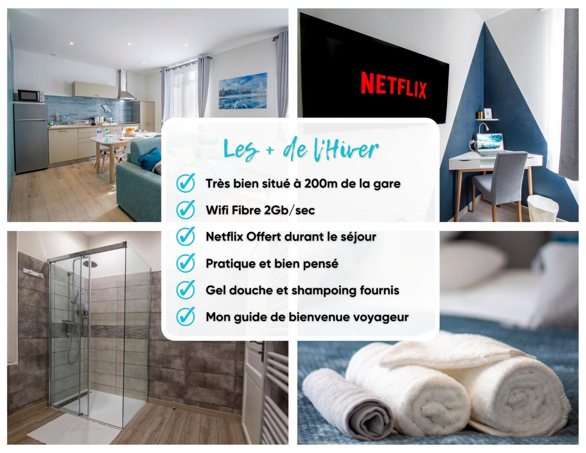 Cocon D'Hiver - Netflix & Wifi - Parking Gratuit - Check-In 24H24 - Kit Bebe Inclus - Emplacement Velos - Goodmarning Châlons-en-Champagne Buitenkant foto